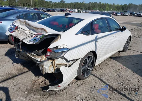 2021 Honda Accord Sport from USA, damaged, VIN 1HGCV1F37MA052992